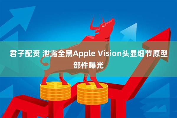 君子配资 泄露全黑Apple Vision头显细节原型部件曝光