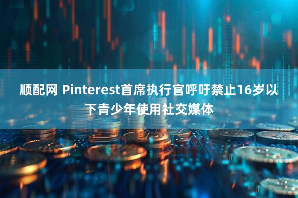 顺配网 Pinterest首席执行官呼吁禁止16岁以下青少年使用社交媒体